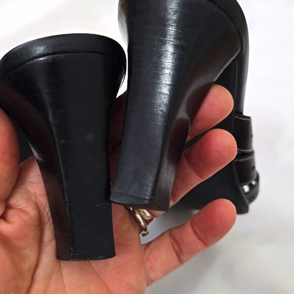 Y2k franco sarto Leathet mules 9 - Picture 6 of 8